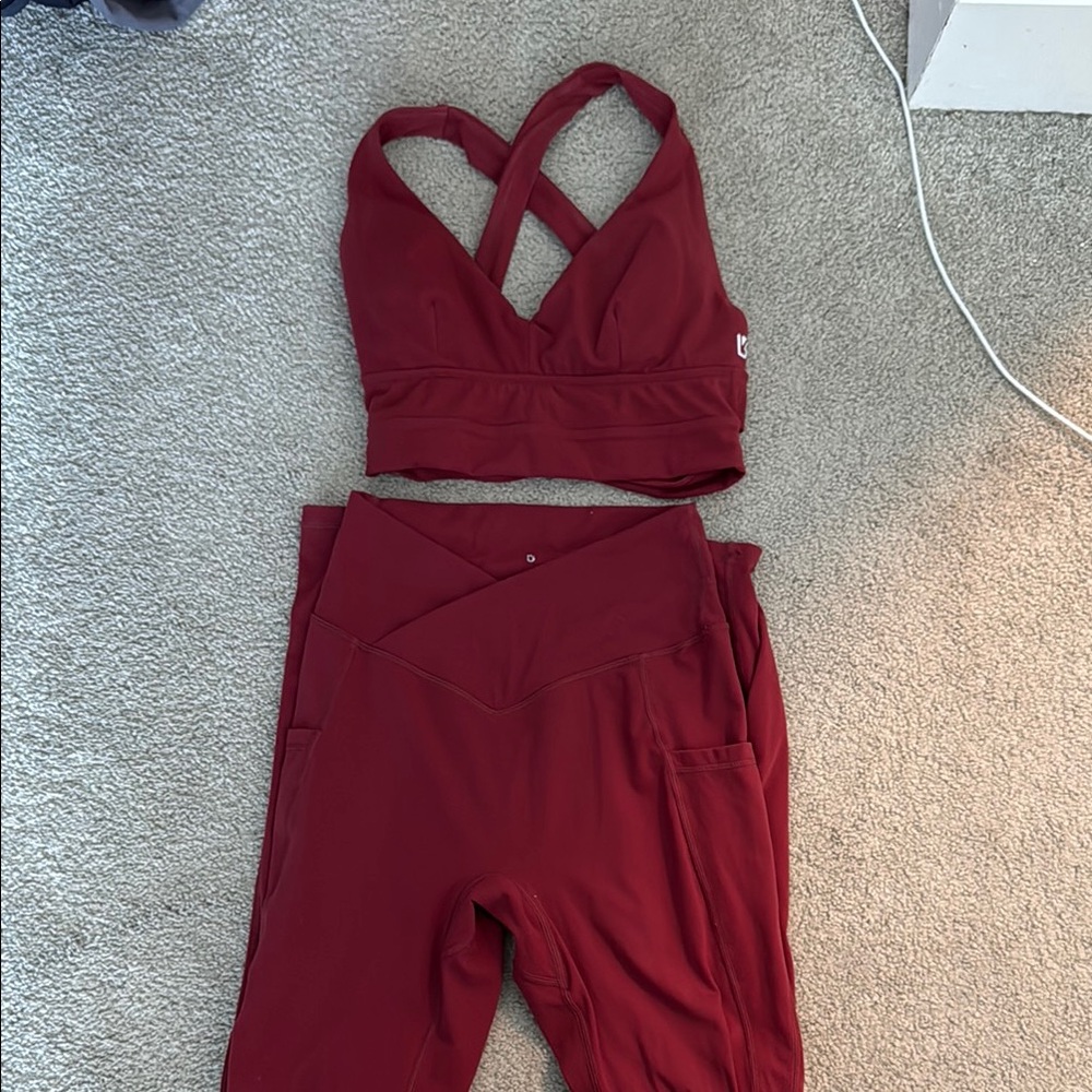 BuffBunny Red Sports Bra